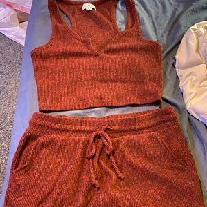 super cute Cropped PJ set